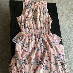 Eliza J floral print ruffle dress